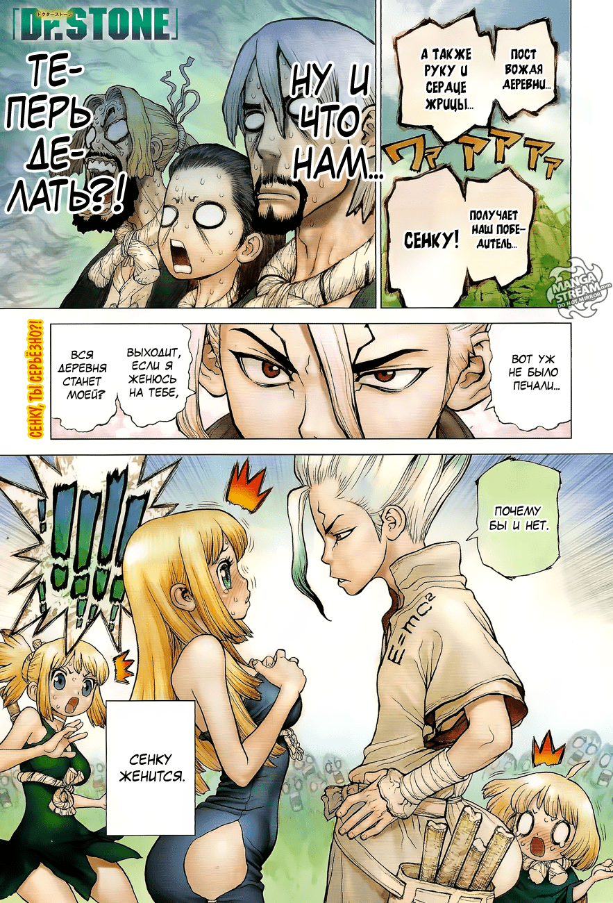 Манга Доктор Стоун глава 40 - Manga Dr. Stone 40